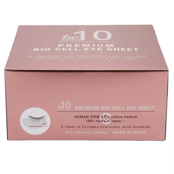 Антивозрастные патчи для кожи вокруг глаз и губ Afura Be-10 Premium Bio Cell Eye Sheet — фото товара Afura